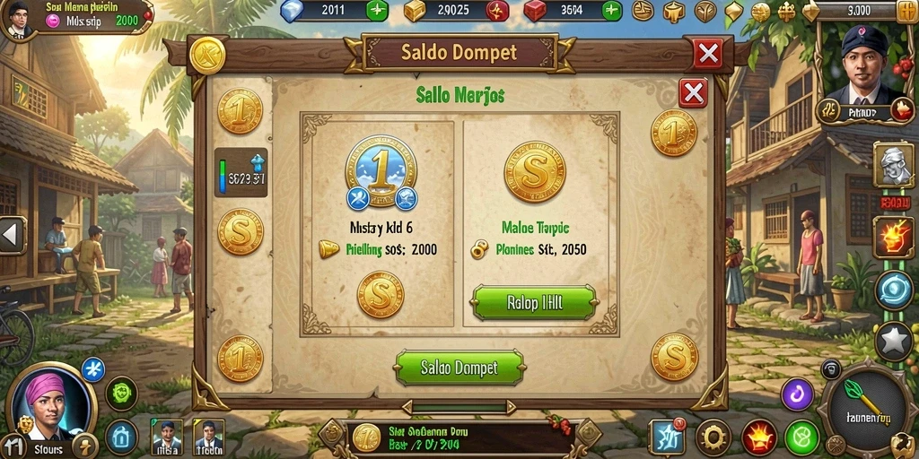 Tampilan menu utama yang menarik.
