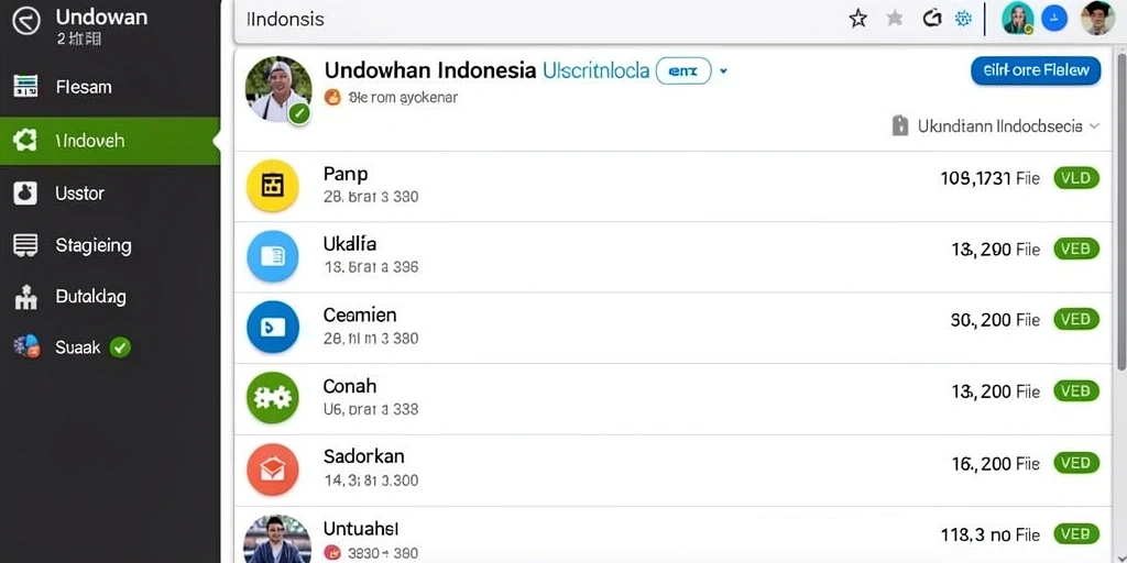 Tampilan antarmuka yang ramah pengguna.