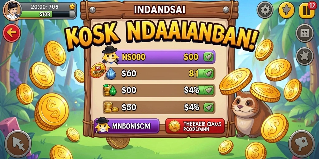 Tangkapan layar menunjukkan karakter utama dalam aksi.