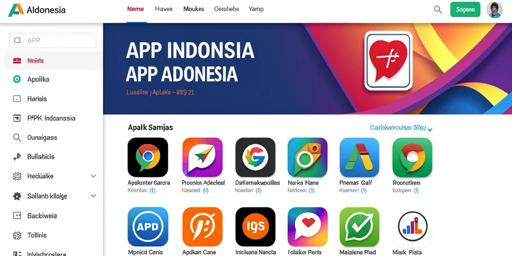 Tampilan antarmuka aplikasi yang menarik.