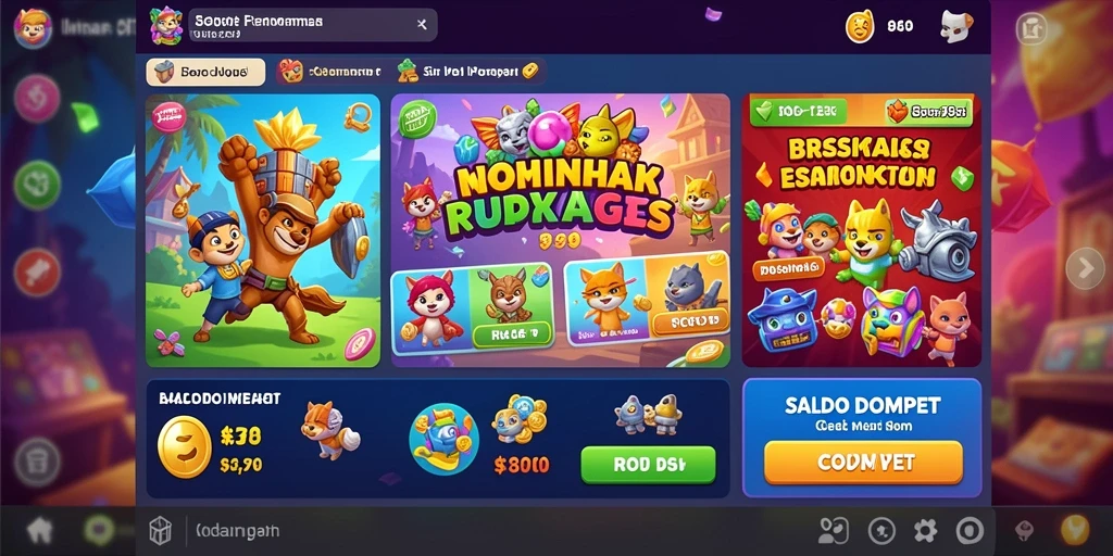 Screenshot menampilkan karakter utama dalam petualangan epik.