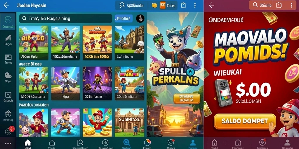 Tampilan awal yang menarik dan intuitif.