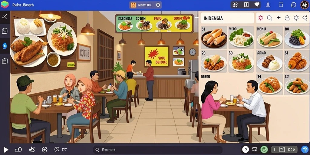 Tampilan antarmuka yang menawan dan mudah dinavigasi.