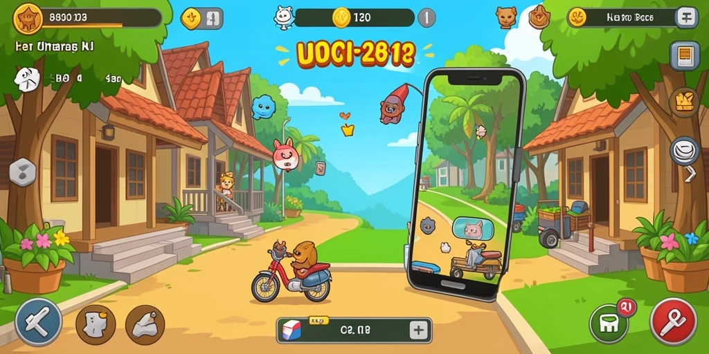 Tampilan antarmuka pengguna yang menarik di SUPER805.