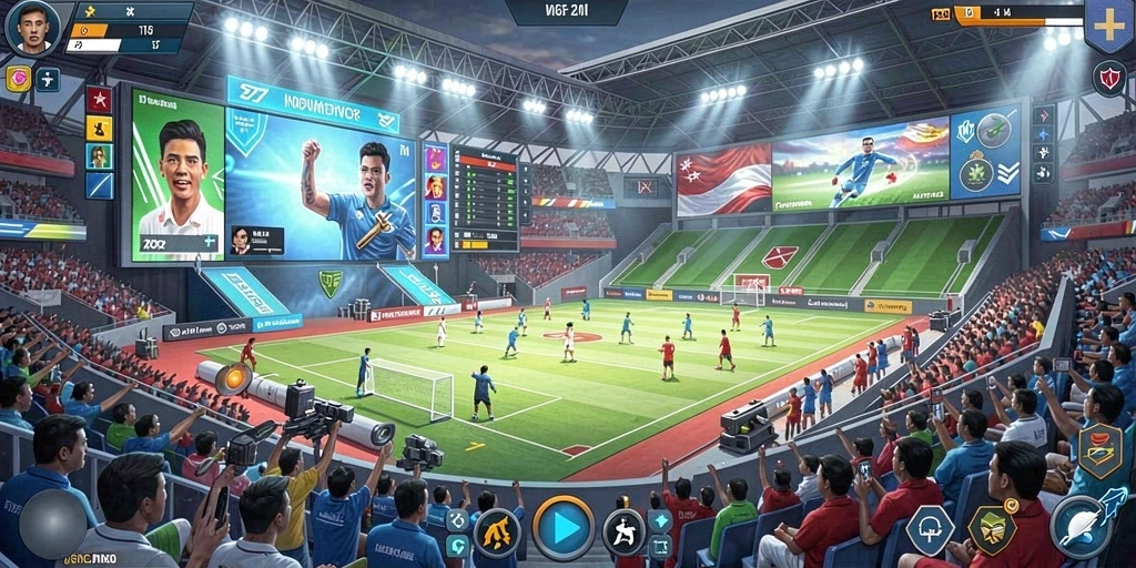 Menampilkan grafik memukau saat bermain.