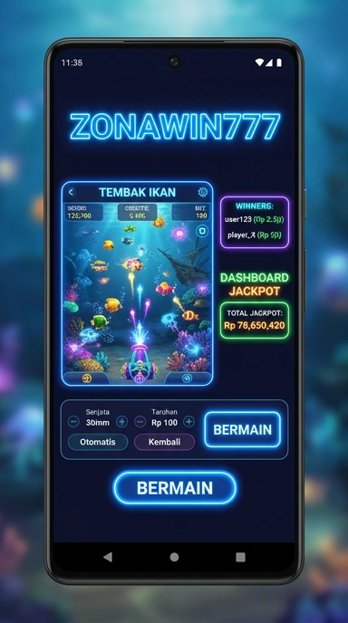 Galeri pratinjau visual zonawin777 build APK resmi terbaru